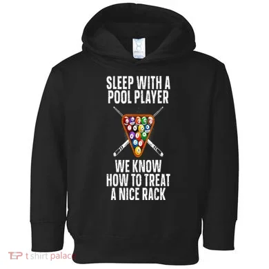Pool Player Design Toddler Hoodie