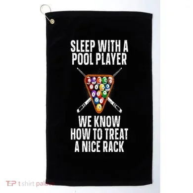 Pool Player Design Golf Towel