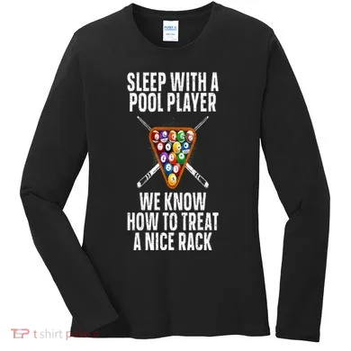 Pool Player Design Women's Long Sleeve Shirt