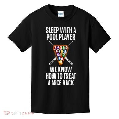 Pool Player Design Kids T-Shirt