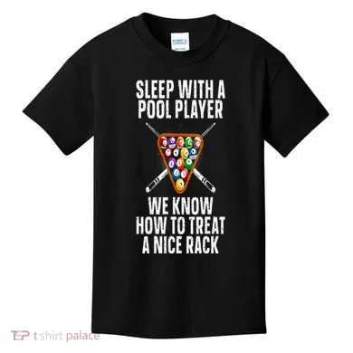 Pool Player Design Kids T-Shirt