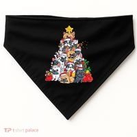 Pugly Pug Dog Ugly Christmas Xmas Pug Lovers Gift USA-Made Doggie Bandana thumb 0