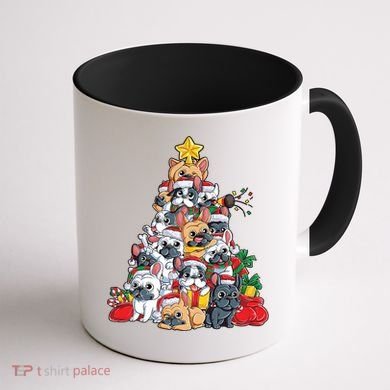 Pugly Pug Dog Ugly Christmas Xmas Pug Lovers Gift Coffee Mug back