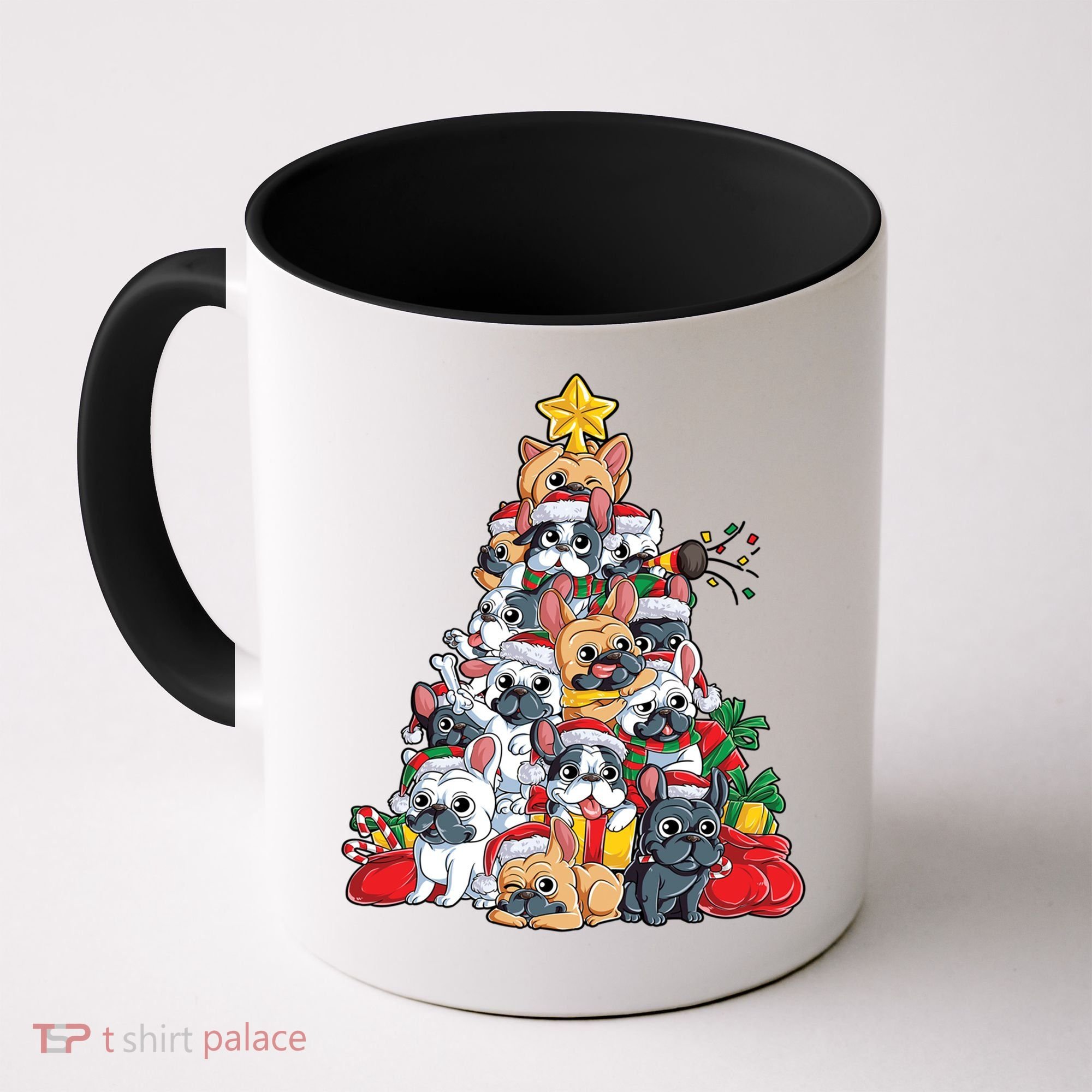 Pugly Pug Dog Ugly Christmas Xmas Pug Lovers Gift Coffee Mug