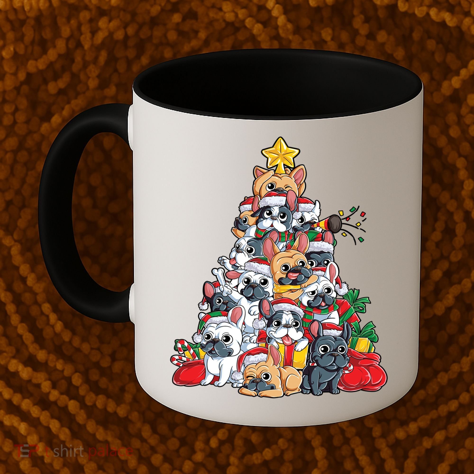 Pugly Pug Dog Ugly Christmas Xmas Pug Lovers Gift Coffee Mug