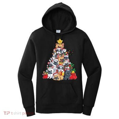 Pugly Pug Dog Ugly Christmas Xmas Pug Lovers Gift Women's Hoodie
