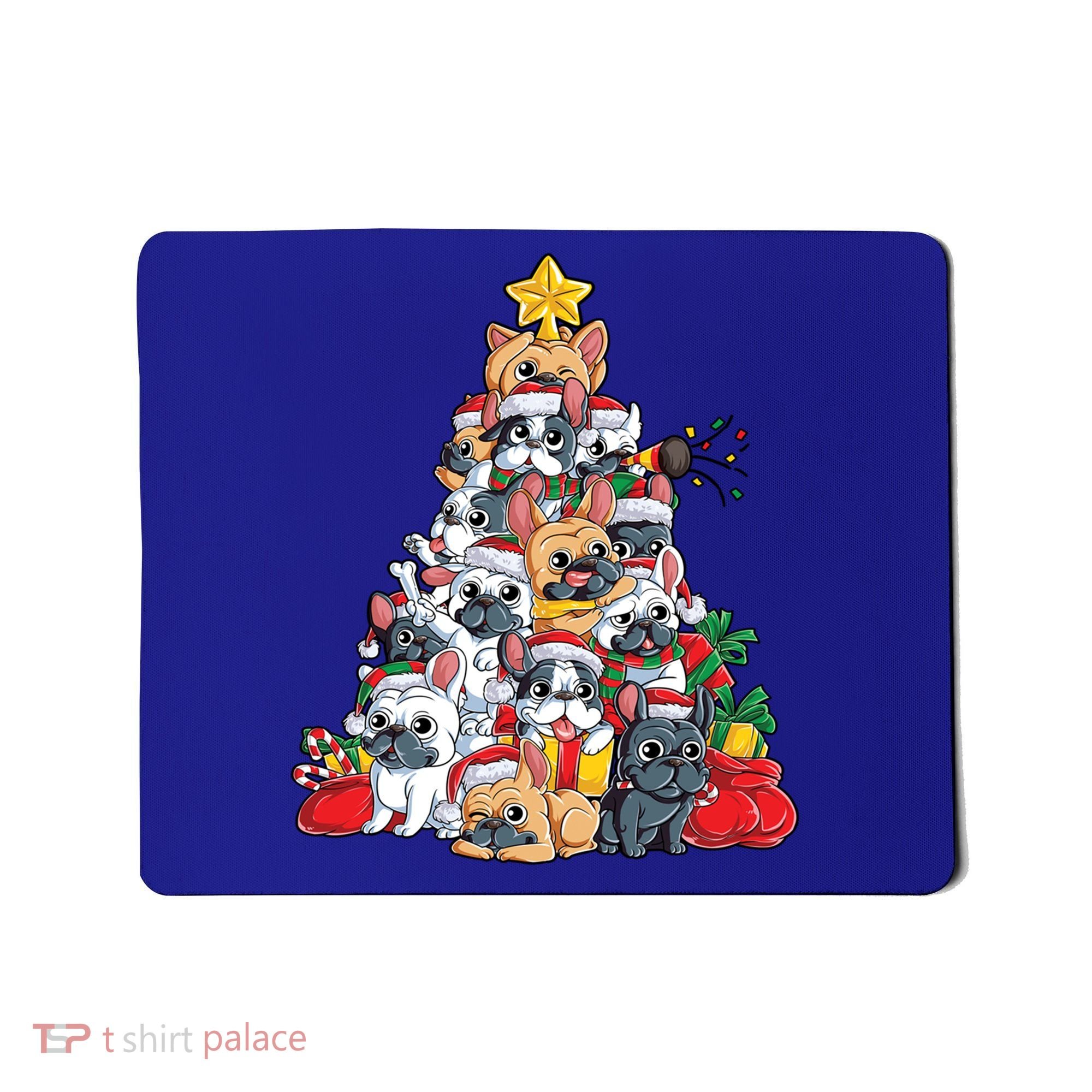 Pugly Pug Dog Ugly Christmas Xmas Pug Lovers Gift Mousepad