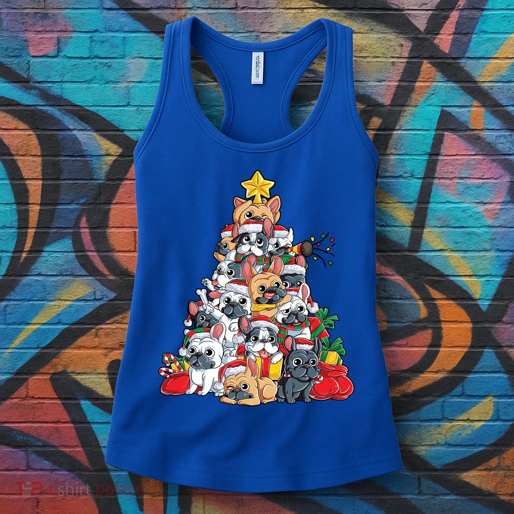 Pugly Pug Dog Ugly Christmas Xmas Pug Lovers Gift Women's Tank Top