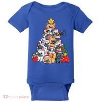 Pugly Pug Dog Ugly Christmas Xmas Pug Lovers Gift Baby Bodysuit thumb 0