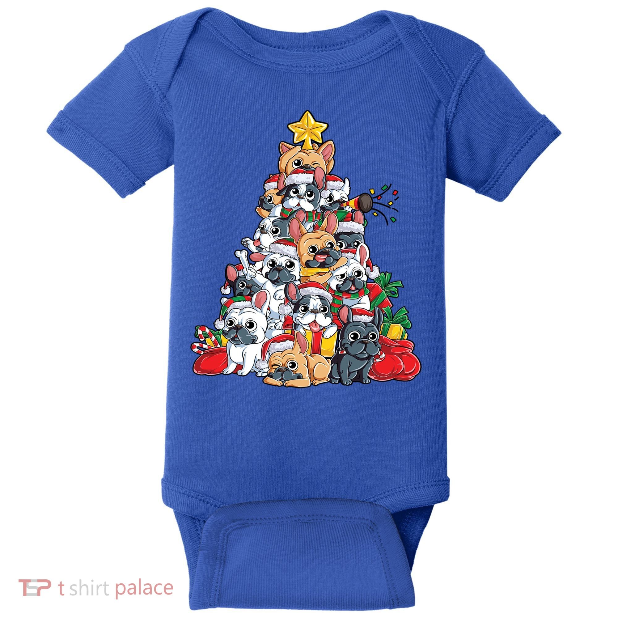 Pugly Pug Dog Ugly Christmas Xmas Pug Lovers Gift Baby Bodysuit
