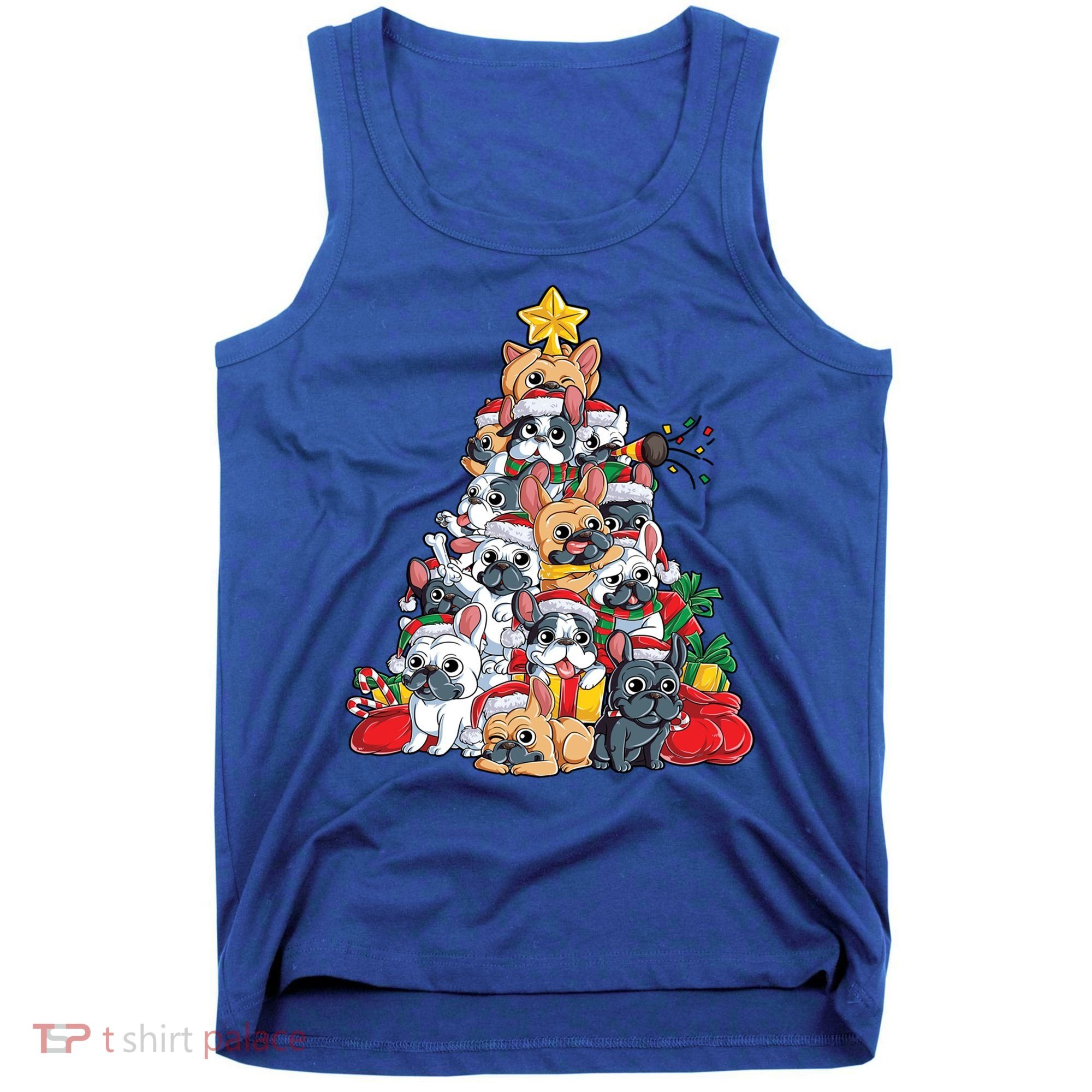 Pugly Pug Dog Ugly Christmas Xmas Pug Lovers Gift Tank Top