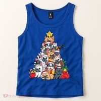 Pugly Pug Dog Ugly Christmas Xmas Pug Lovers Gift Tank Top thumb 2