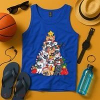 Pugly Pug Dog Ugly Christmas Xmas Pug Lovers Gift Tank Top thumb 4
