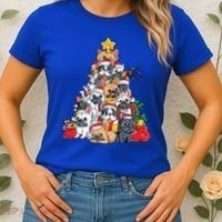 Pugly Pug Dog Ugly Christmas Xmas Pug Lovers Gift Women's T-Shirt thumb 2