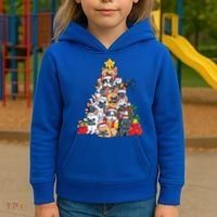 Pugly Pug Dog Ugly Christmas Xmas Pug Lovers Gift Kids Hoodie thumb 3