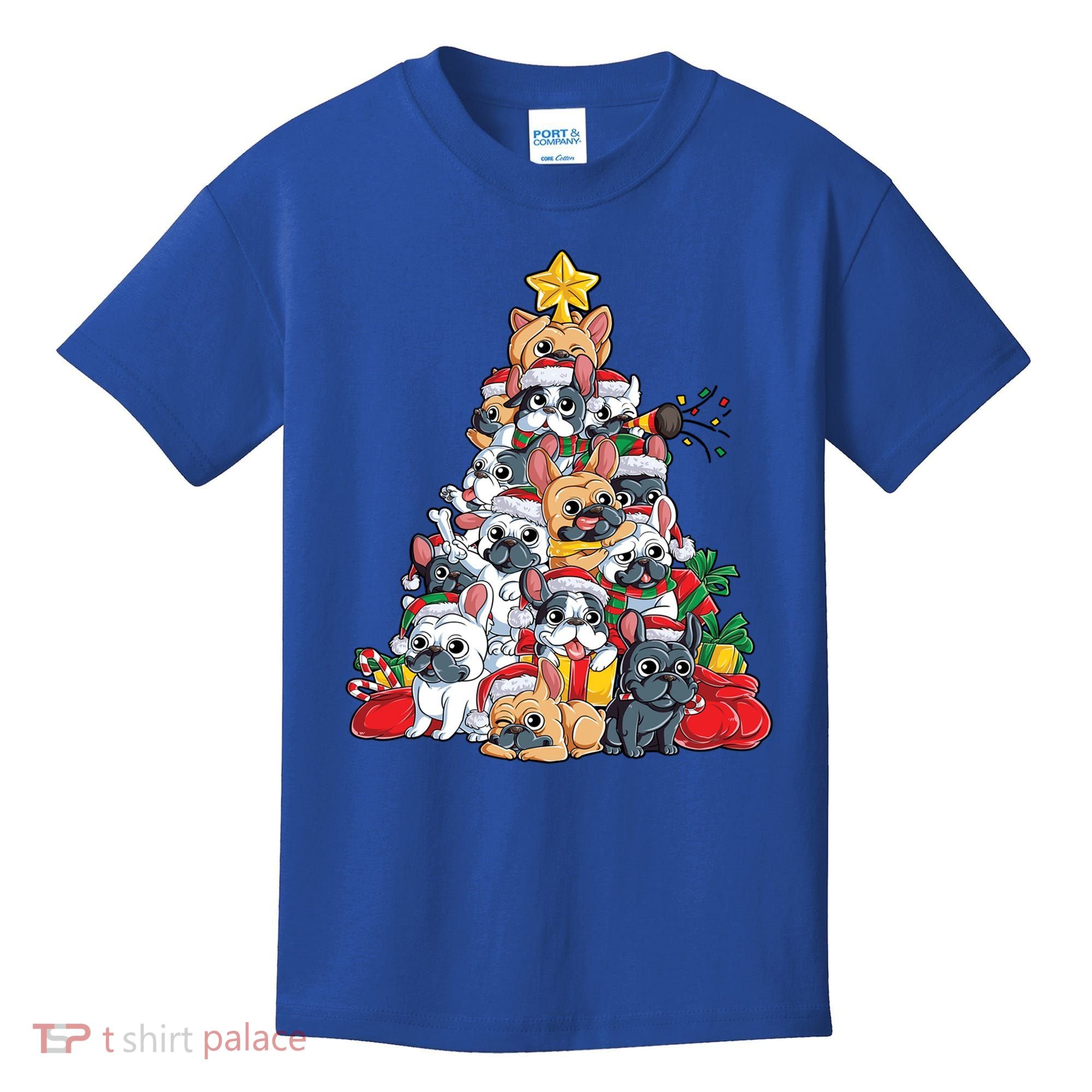 Pugly Pug Dog Ugly Christmas Xmas Pug Lovers Gift Kids T-Shirt