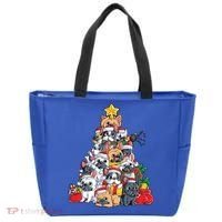 Pugly Pug Dog Ugly Christmas Xmas Pug Lovers Gift Tote Bag thumb 0