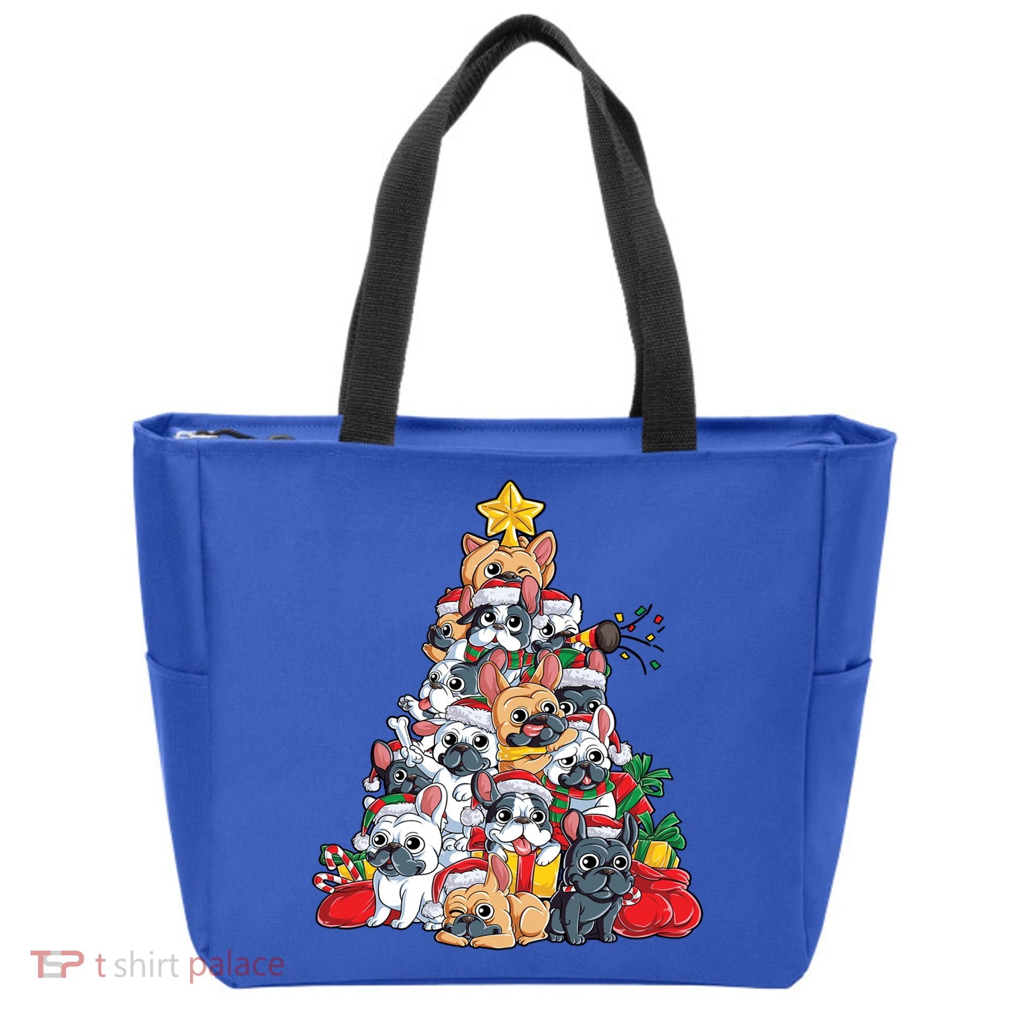 Pugly Pug Dog Ugly Christmas Xmas Pug Lovers Gift Tote Bag