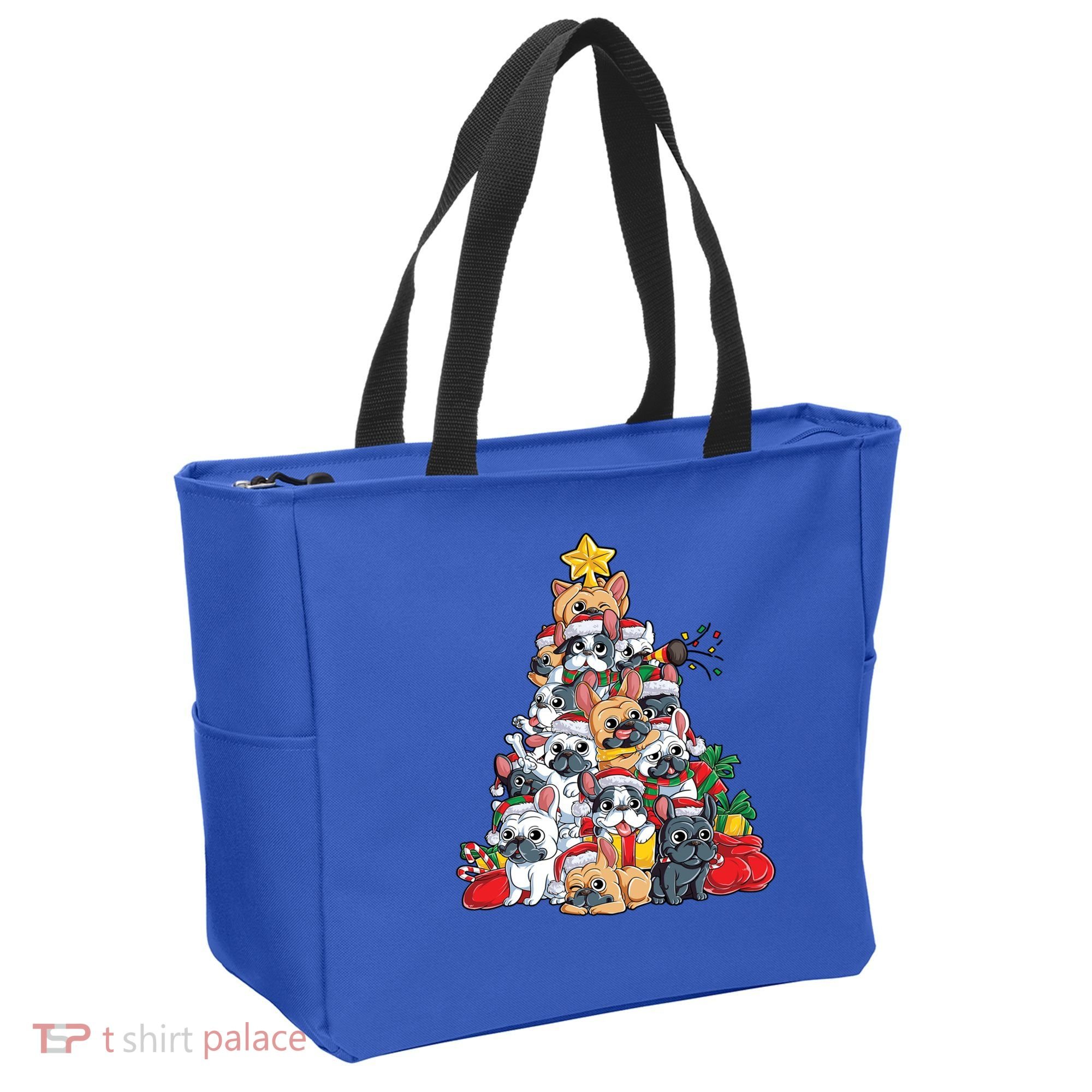 Pugly Pug Dog Ugly Christmas Xmas Pug Lovers Gift Tote Bag