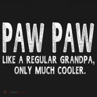 Paw Paw Definition Like Regular Grandpa Only Cooler Funny Baby Bodysuit thumb 2