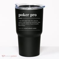 Poker Pro Definition Funny Noun Tumbler thumb 0