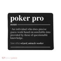 Poker Pro Definition Funny Noun Mousepad thumb 0