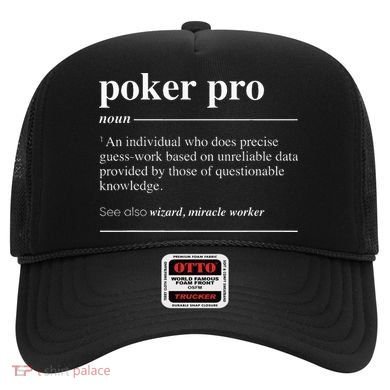 Poker Pro Definition Funny Noun Hat
