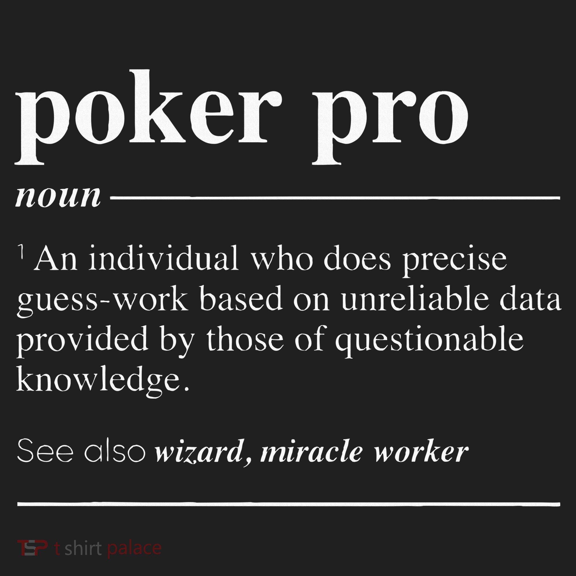 Poker Pro Definition Funny Noun Hat