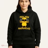 Pew Pew Duck Funny Madafakas Hoodie thumb 5