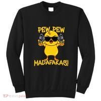Pew Pew Duck Funny Madafakas Sweatshirt thumb 0