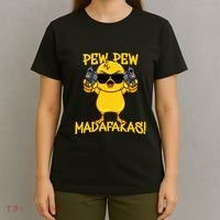 Pew Pew Duck Funny Madafakas T-Shirt thumb 4