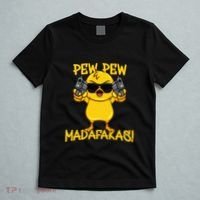 Pew Pew Duck Funny Madafakas T-Shirt thumb 5