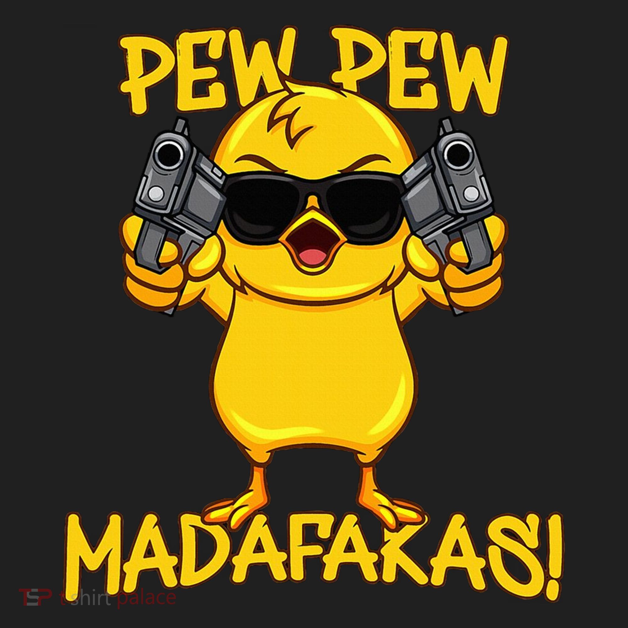 Pew Pew Duck Funny Madafakas Beanie