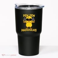 Pew Pew Duck Funny Madafakas Tumbler thumb 0