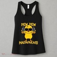 Pew Pew Duck Funny Madafakas Women's Tank Top thumb 3