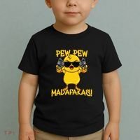 Pew Pew Duck Funny Madafakas Toddler T-Shirt thumb 2