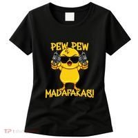 Pew Pew Duck Funny Madafakas Women's T-Shirt thumb 0