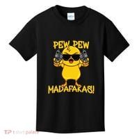 Pew Pew Duck Funny Madafakas Kids T-Shirt thumb 0