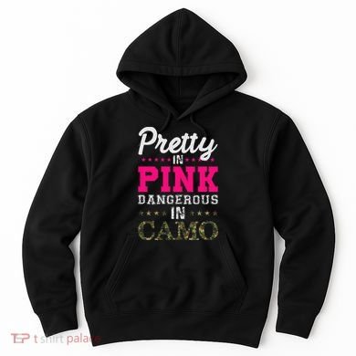Pretty Pink Dangerous In Camo Hunter Hoodie