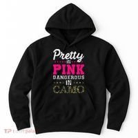 Pretty Pink Dangerous In Camo Hunter Hoodie thumb 0