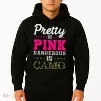 Pretty Pink Dangerous In Camo Hunter Hoodie thumb 2