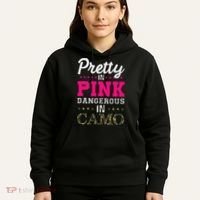 Pretty Pink Dangerous In Camo Hunter Hoodie thumb 5