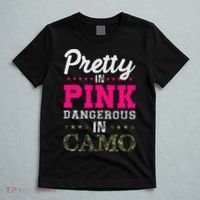 Pretty Pink Dangerous In Camo Hunter T-Shirt thumb 5