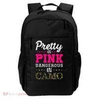 Pretty Pink Dangerous In Camo Hunter Backpack thumb 0