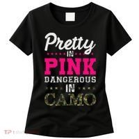 Pretty Pink Dangerous In Camo Hunter Women's T-Shirt thumb 0