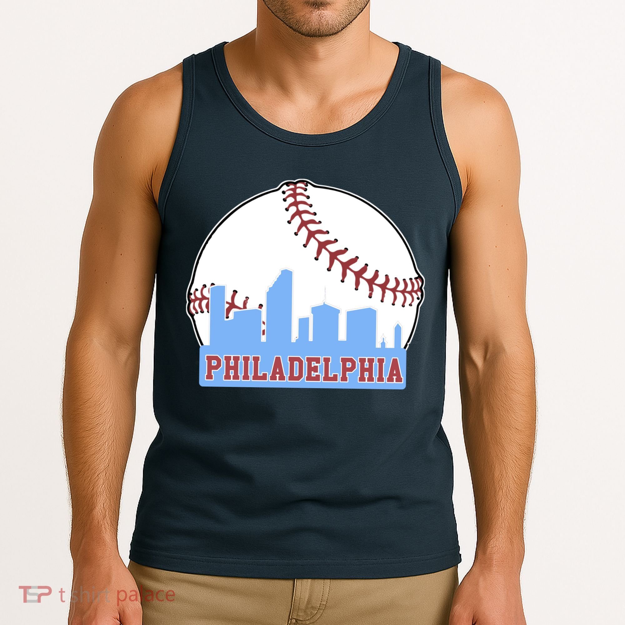 Phillies Philly Dancing On My Own Philadelphia Baseball Tank Top