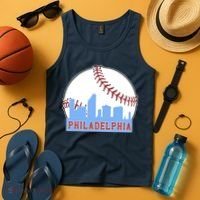 Phillies Philly Dancing On My Own Philadelphia Baseball Tank Top thumb 4