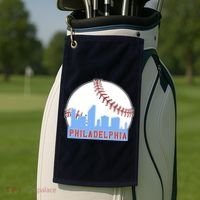 Phillies Philly Dancing On My Own Philadelphia Baseball Golf Towel thumb 2