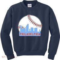 Phillies Philly Dancing On My Own Philadelphia Baseball Kids Sweatshirt thumb 0