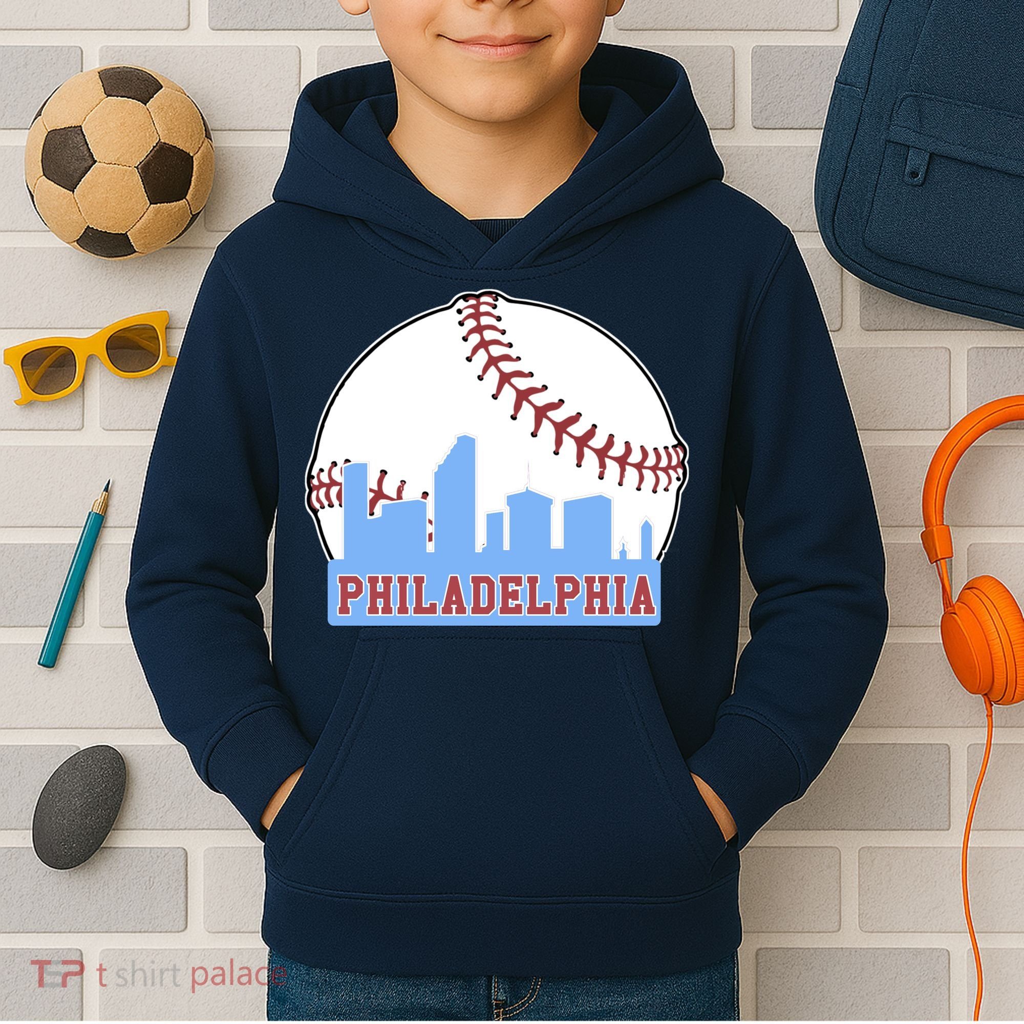 Phillies Philly Dancing On My Own Philadelphia Baseball Kids Hoodie